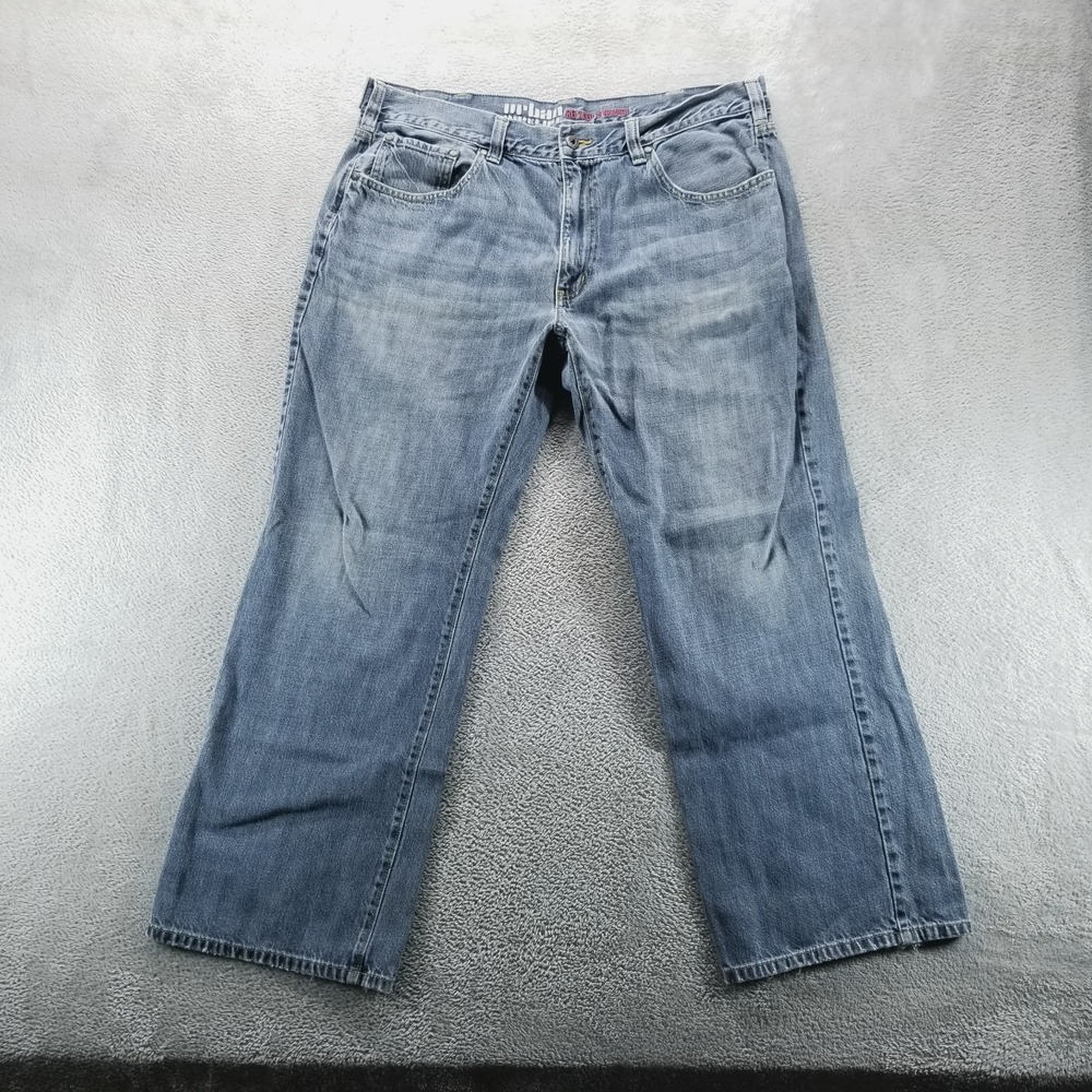 Urban Pipeline Jeans Mens 38x30 Blue Relaxed Straight Mid Rise Medium Wash Denim